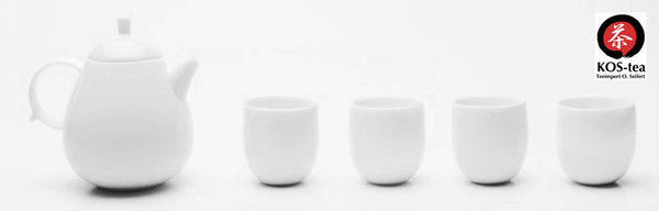 Pear Oolong Teaset - 4 tea cups
